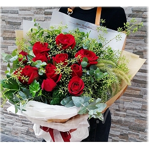 BO152  紅玫瑰花束 - 紅色玫瑰花束香港   BO152  紅玫瑰花束 - 紅色玫瑰花束香港